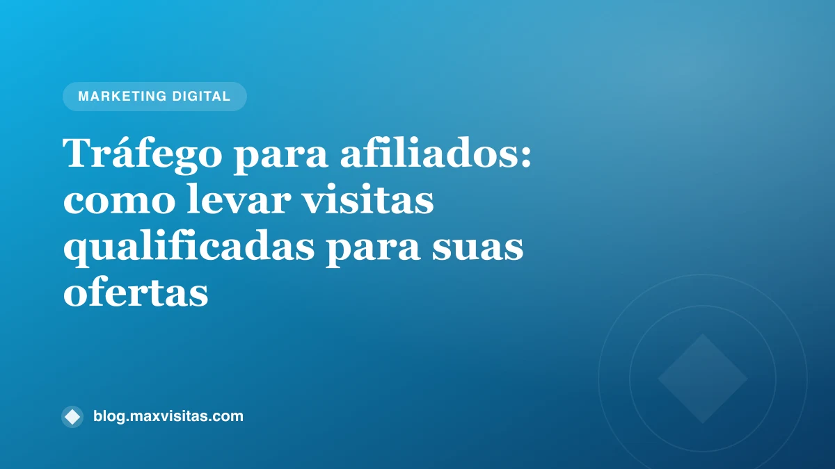 Afiliado analisando no notebook um painel de tráfego segmentado por país e palavra-chave apontando para uma landing page de oferta