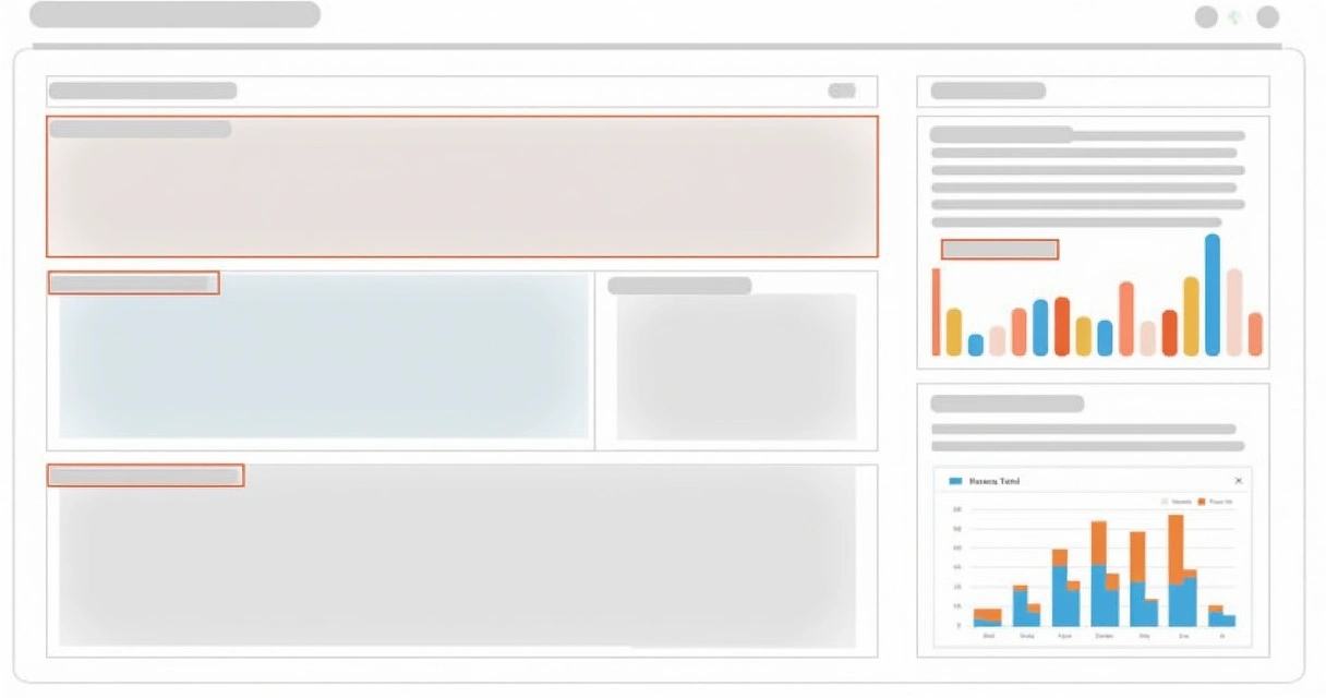 Página de site mostrando posicionamento estratégico de anúncios 